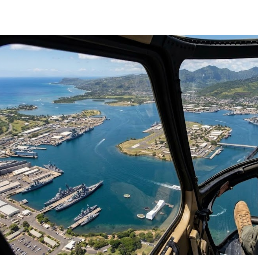 Ali’i Kauai Air Tours and Charters runs the best private Pearl Harbor helicopter tour with doors off from a Hawaii operator.?