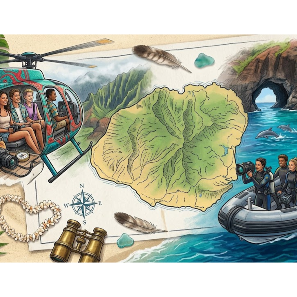 Which is better Kauai helicopter tour or boat tour